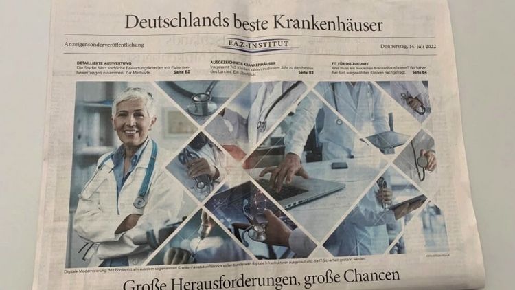 MEDICLIN-Kliniken gehören laut FAZ zu den besten des Landes
