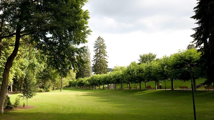 Grüner Park in Bad Orb